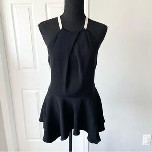 Rachel Roy Peplum Hem  Open Back Tank Top